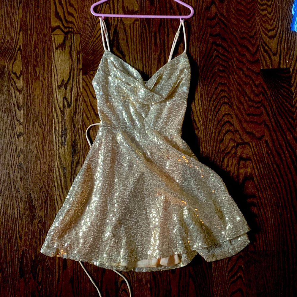 Gold Sparkly Dress